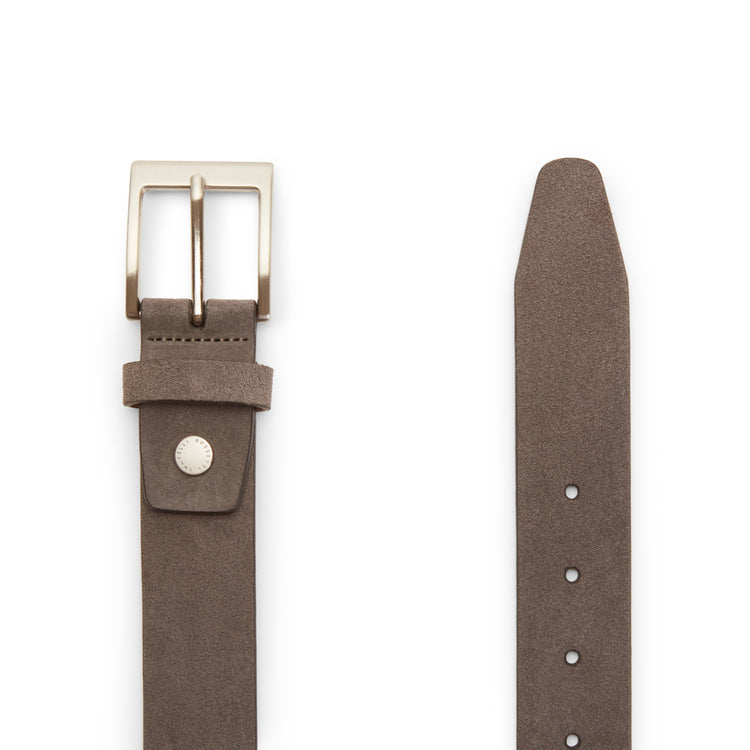 Men's suede belt