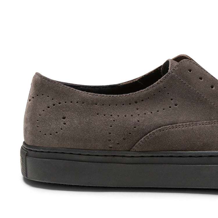 Sneaker Hobo Sport in suede da donna color acciaio