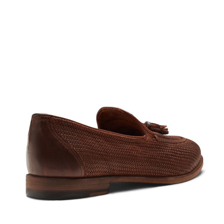 Mocassino Brera in pelle intrecciata da uomo