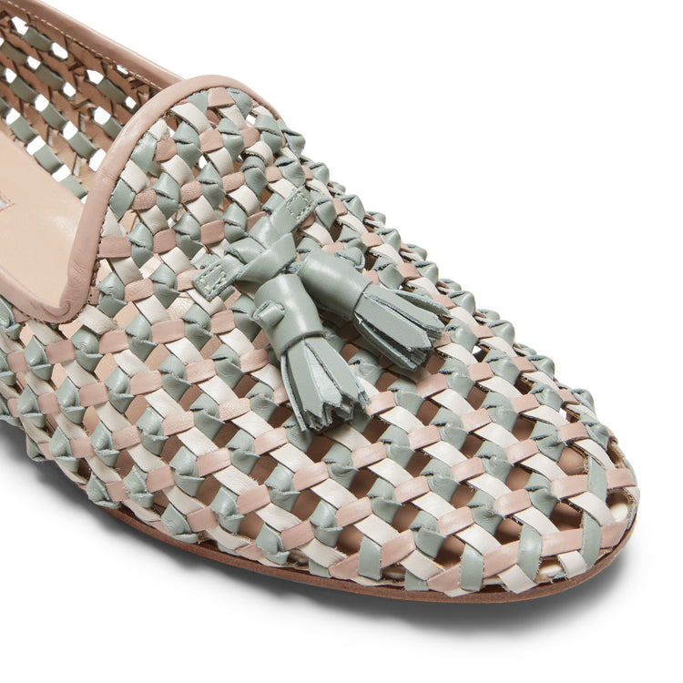 Woven Leather Slipper