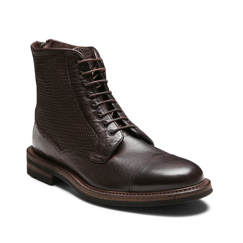 Knöchelhoher Schuh aus Leder für herren