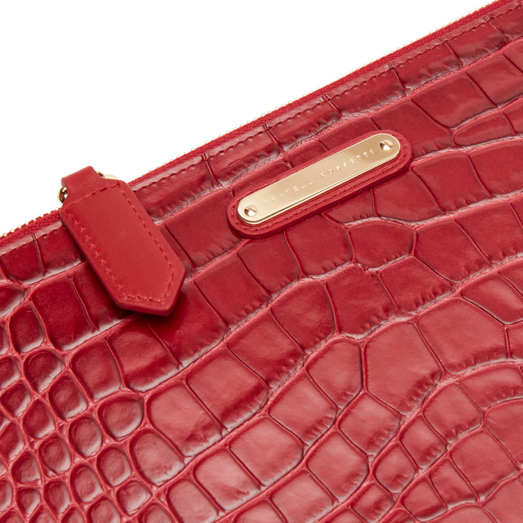 Bustina donna in pelle