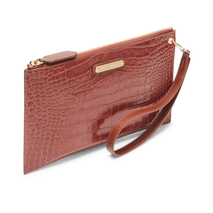 Bustina donna in pelle