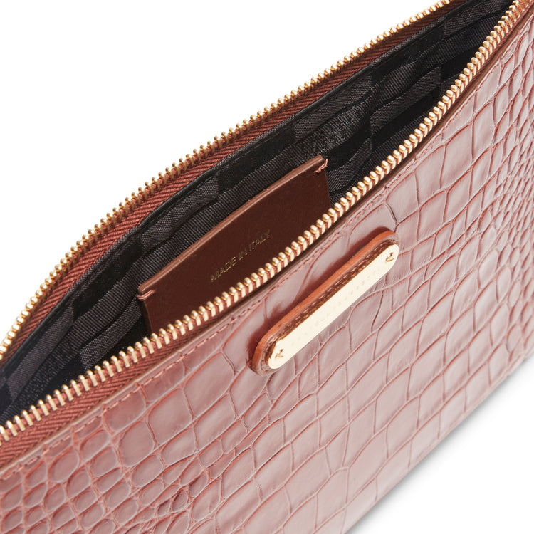 Bustina donna in pelle