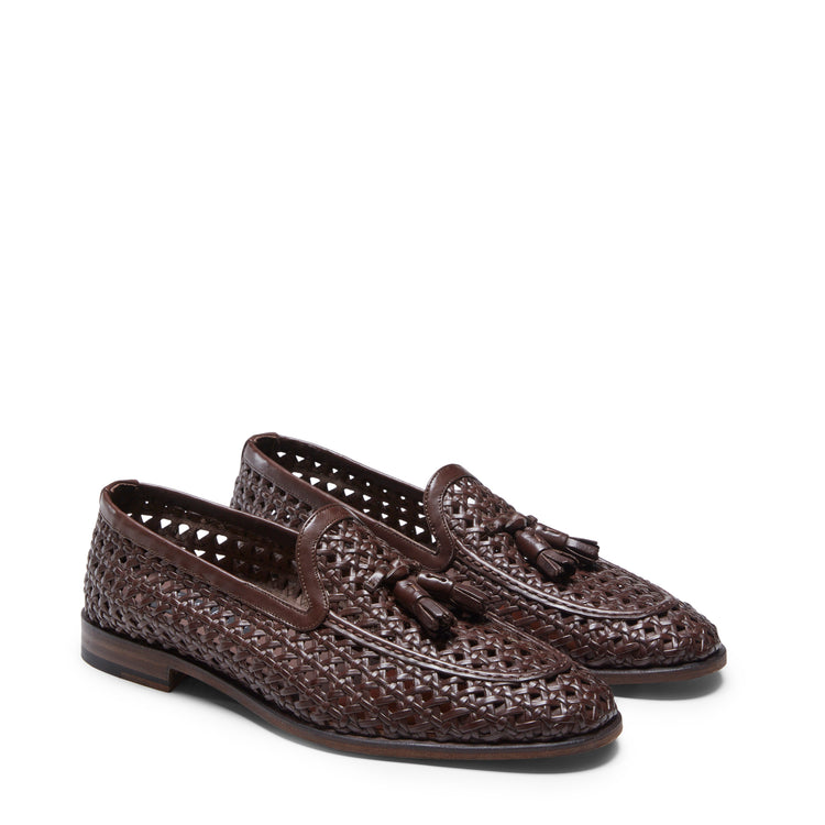 Men's Woven Leather Brera Loafer