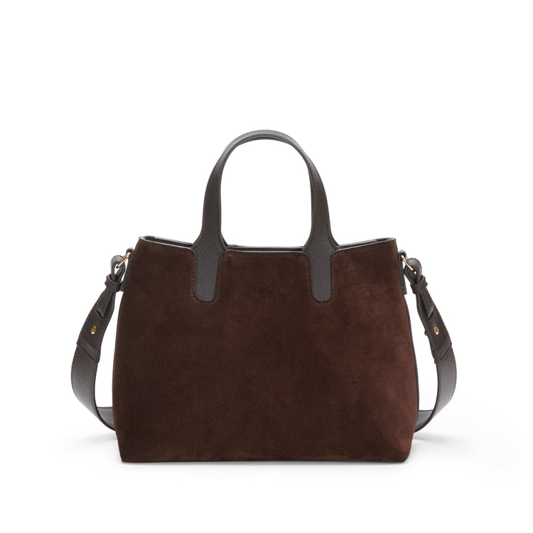 Hobo Tote Bag in suede