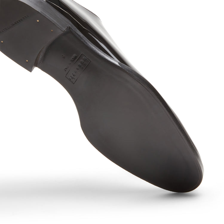 Francesina Richelieu in vernice da uomo