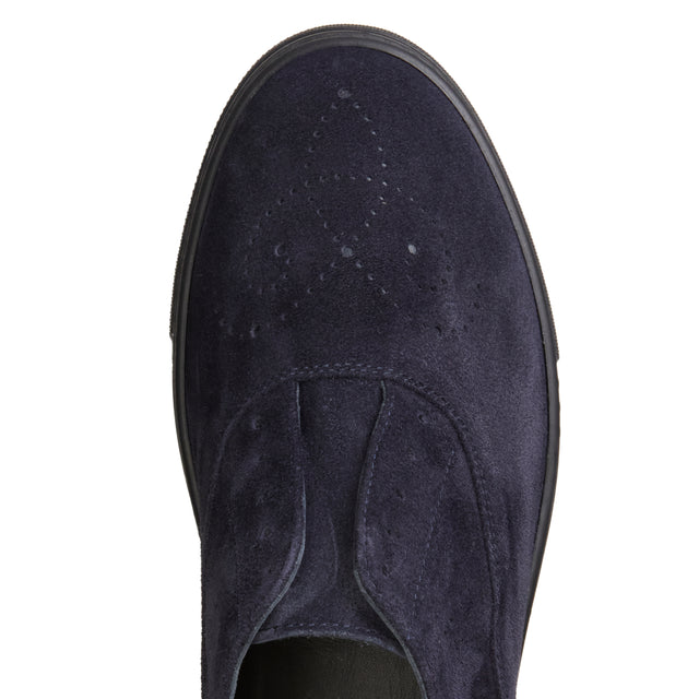Sneaker Hobo Sport in suede da donna blu navy