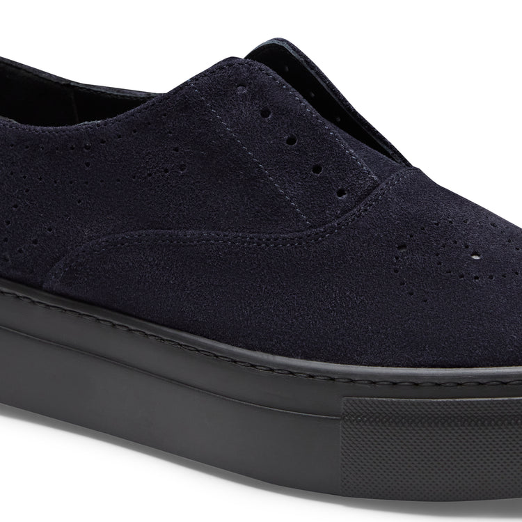 Sneaker Hobo Sport in suede da donna blu navy