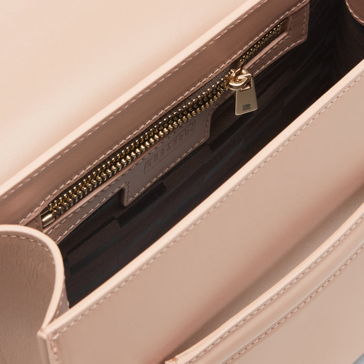 Magenta Tote bag in pelle