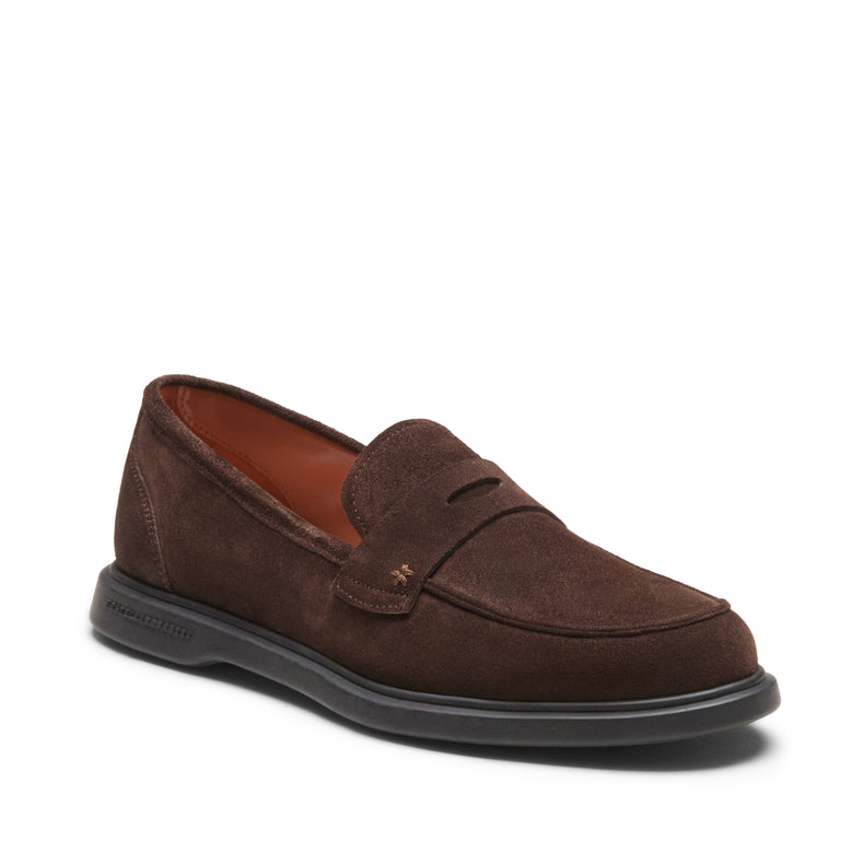Damenloafer aus Veloursleder