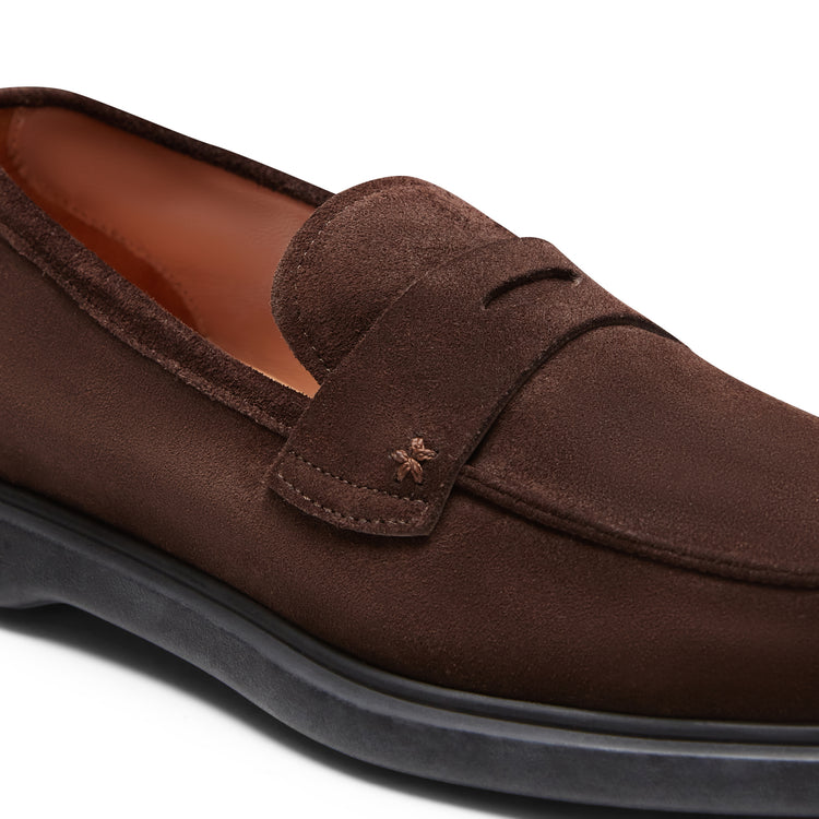 Damenloafer aus Veloursleder