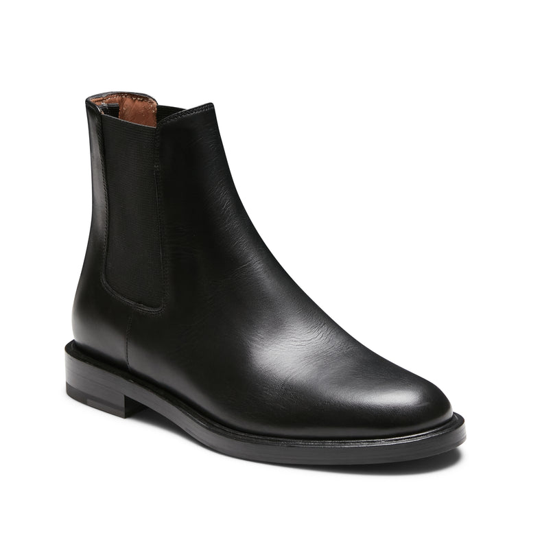 Bottines Beatles en cuir pour femme