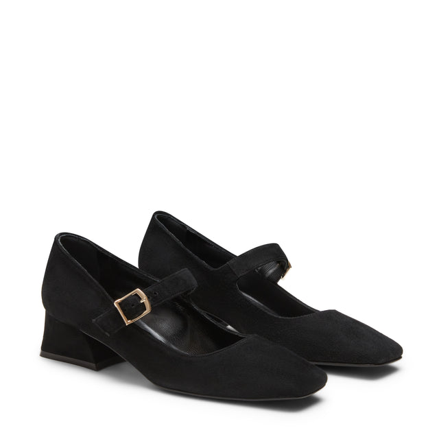 Décolleté in suede da donna