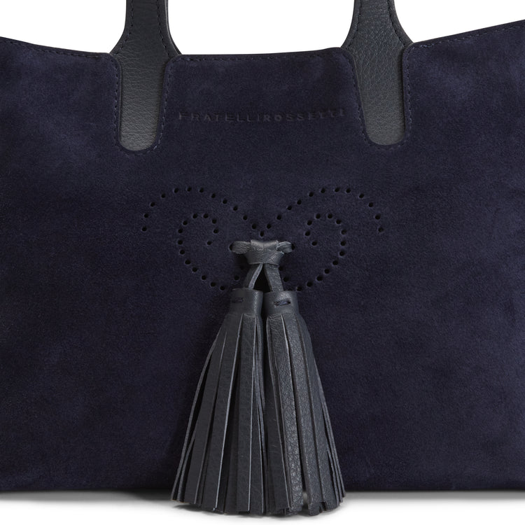 Small suede Hobo tote bag