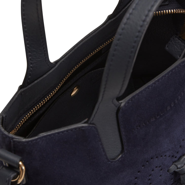 Small suede Hobo tote bag