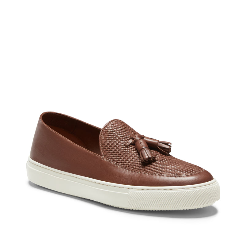 Sneakers en cuir tressé Brera Sport pour hommes