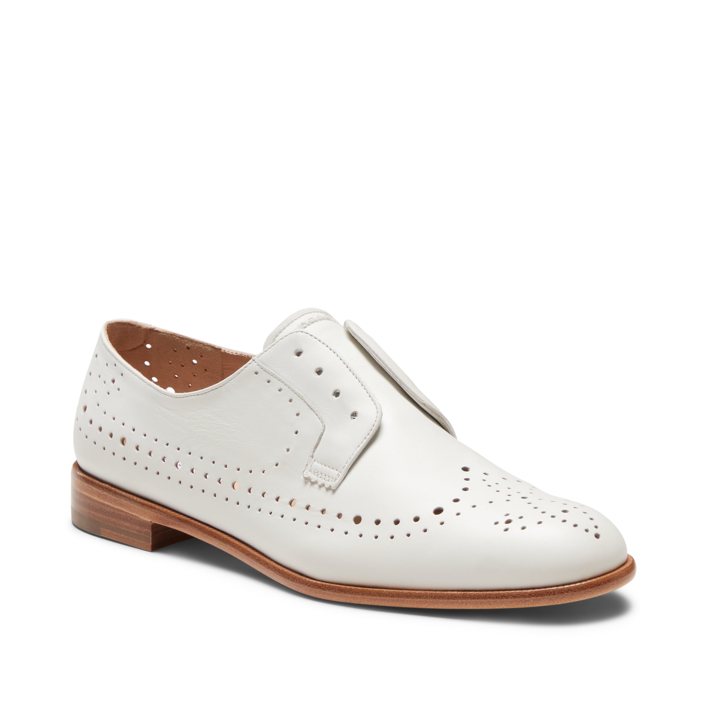 Suede White Derby Shoes Lottusse LL07359-001 Walton ᐉ Exclusive