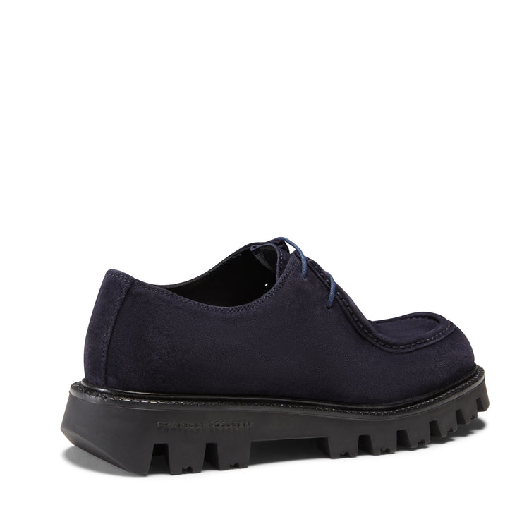 Women's suede lace-up shoes