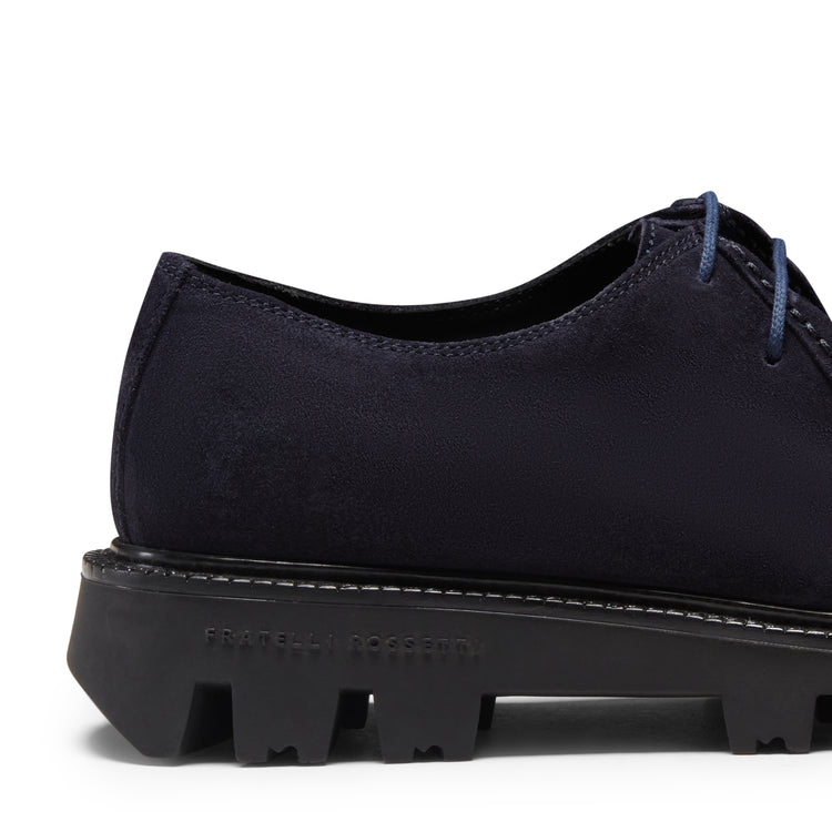 Women's suede lace-up shoes