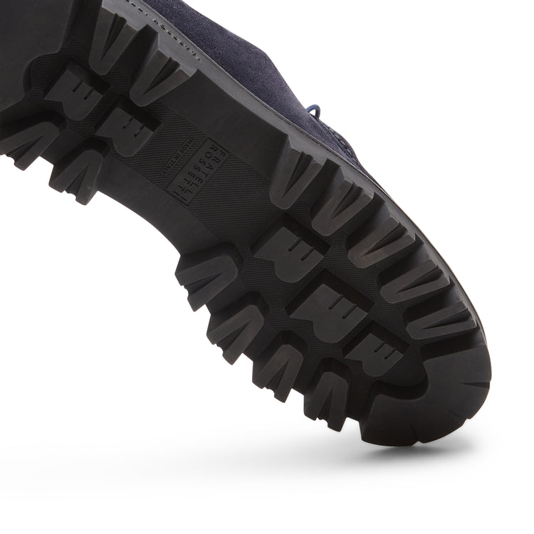 Women's suede lace-up shoes