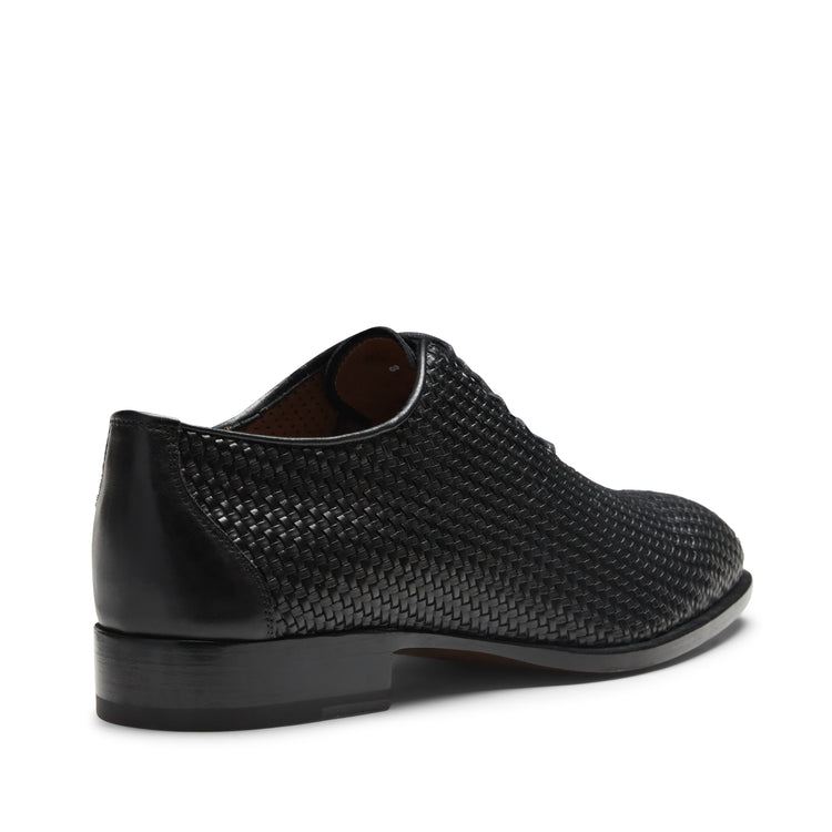 Francesina in pelle intrecciata da uomo