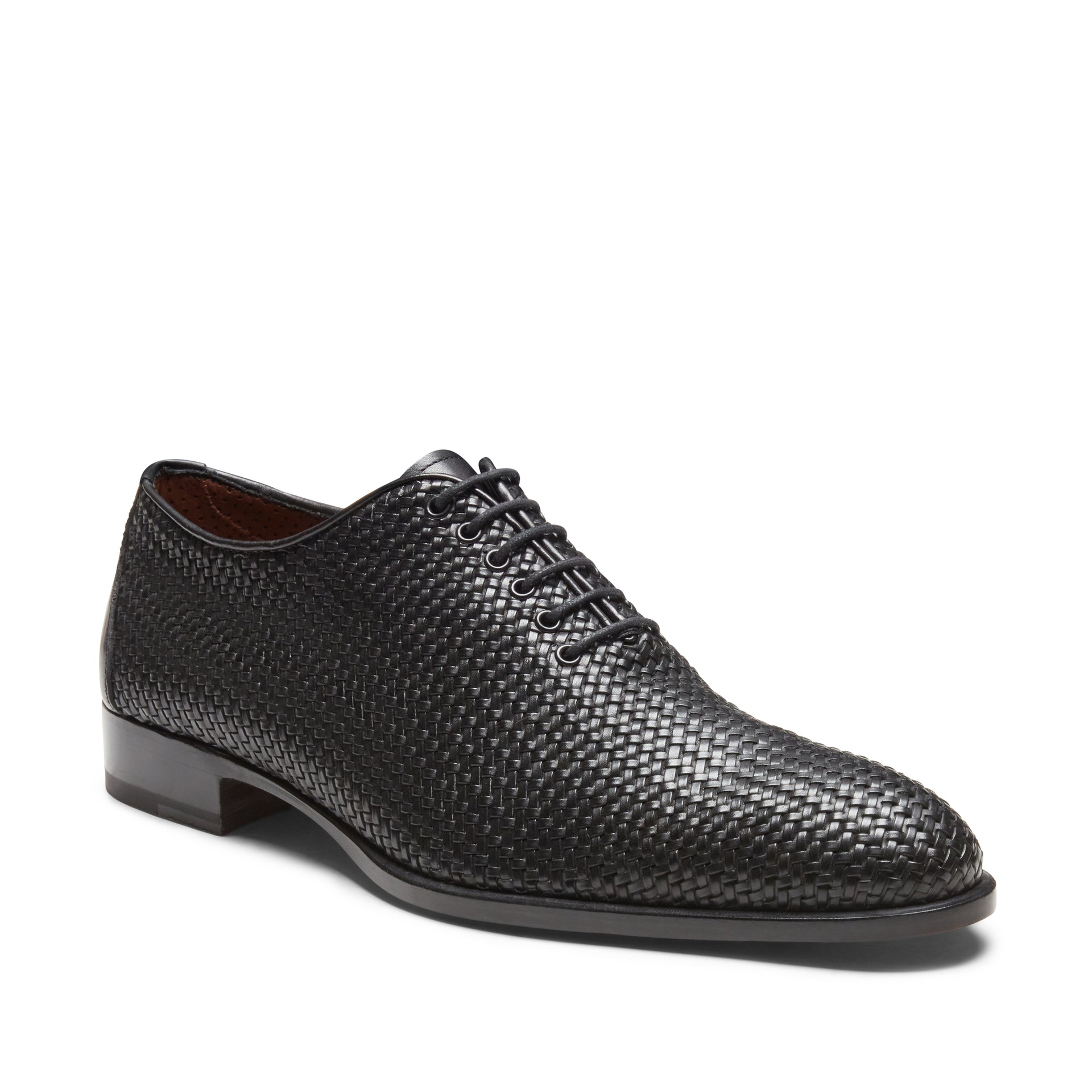 Men's Woven Leather Oxford Shoe