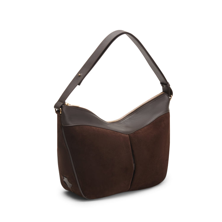 Sac épaule Claire en daim