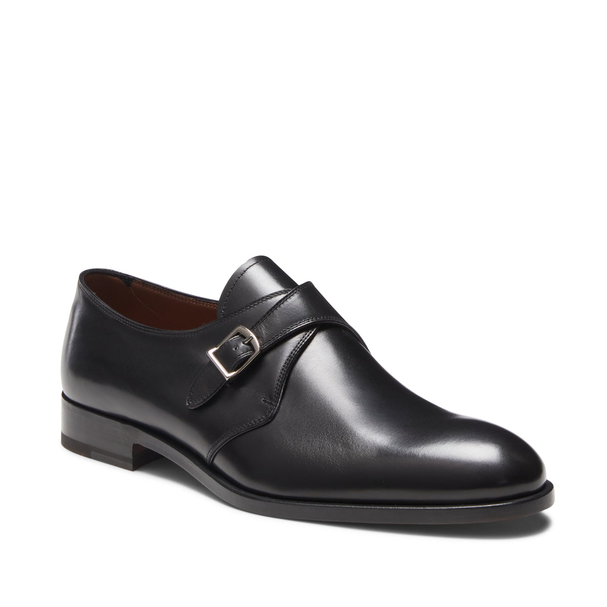 FRATELLI Footwear‎ Black Leather Double Monk Strap Cap Toe Dress Shoes Amazon.com | Oxford Dress Shoes for Men Slip On Double Monk  main image 2