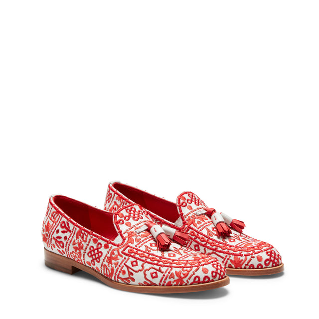 Mocassino Brera ricamato da donna