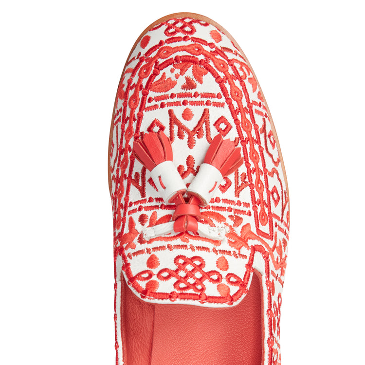 Mocassino Brera ricamato da donna