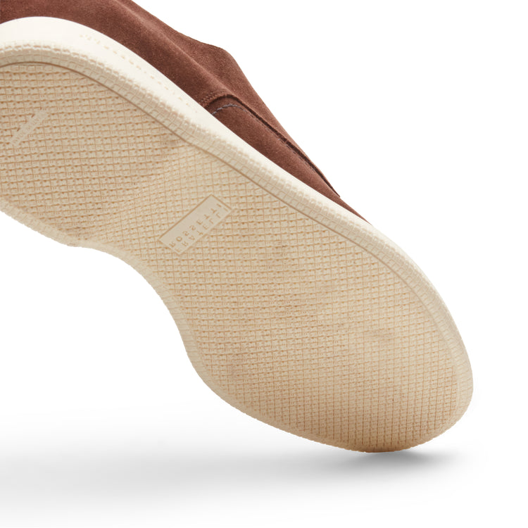 Suede lace-up Derby shoe