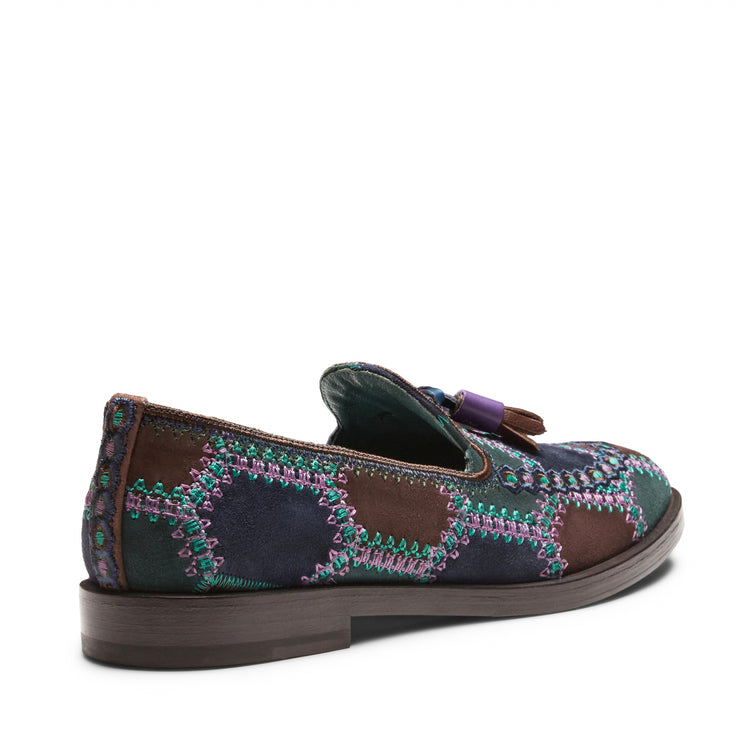 Mocassino Brera Special Embroidery in suede da donna