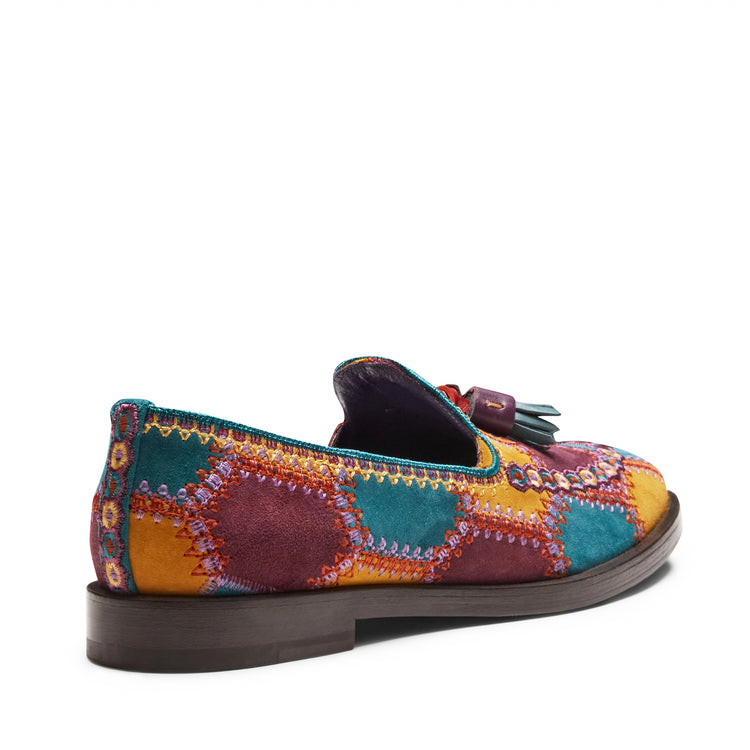 Mocassino Brera Special Embroidery in suede da donna