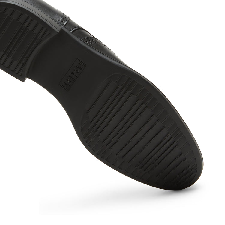 Leather derby lace-up