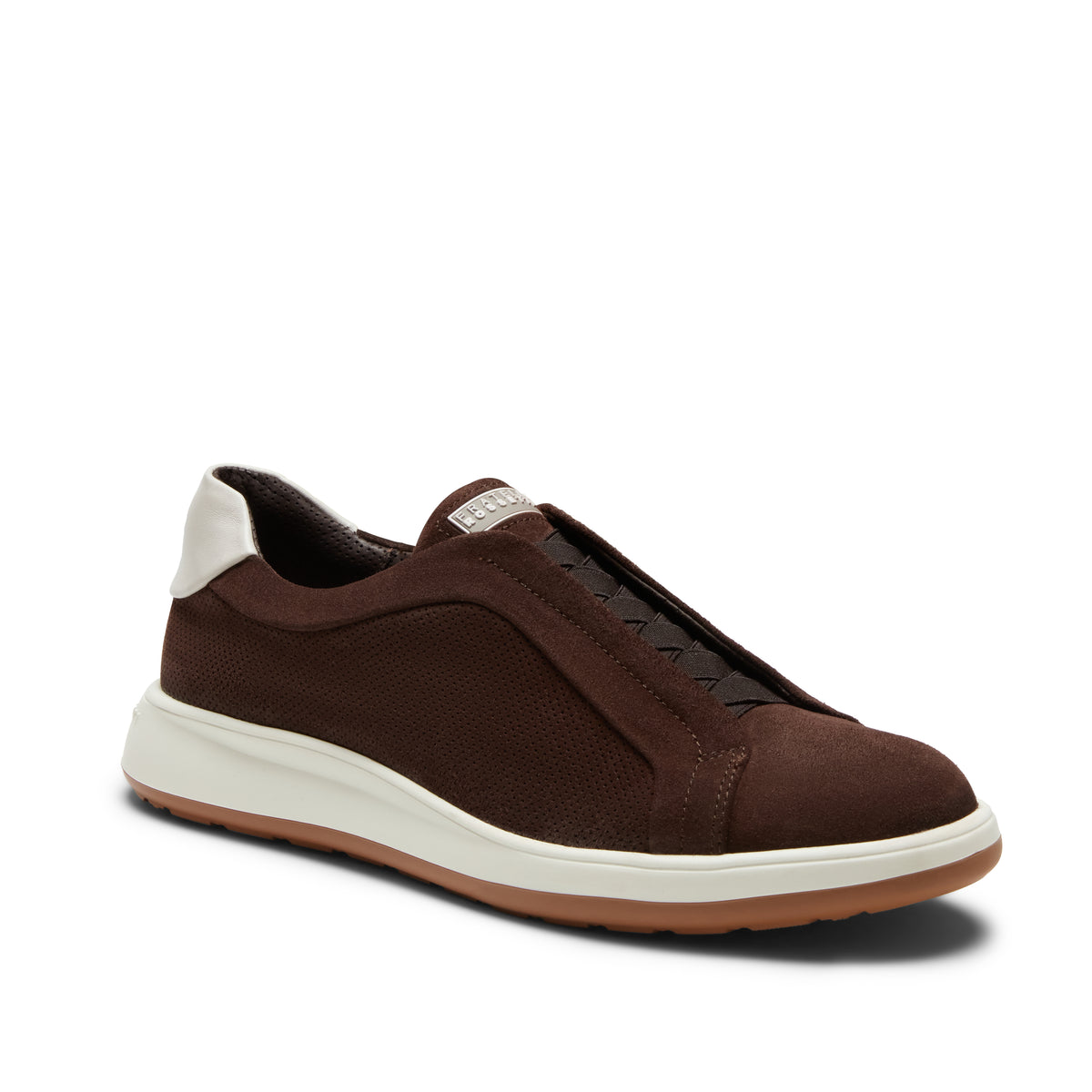 Fratelli Select leather Brown Suede high top lace up  Men’s shoes size 10M Marty High Top Brown Suede Sneakers For Men - The Jacket Maker main image 2