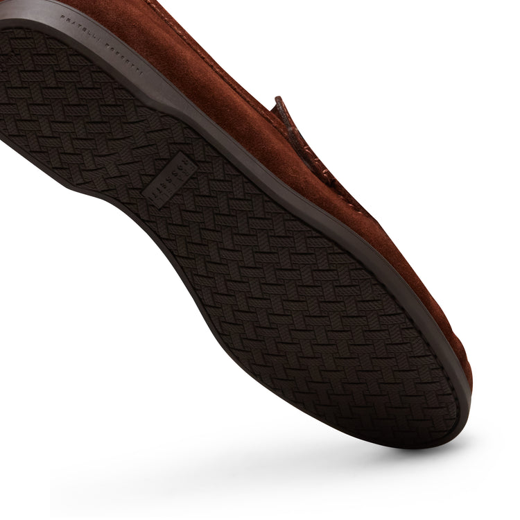 Mocassino tubolare in suede