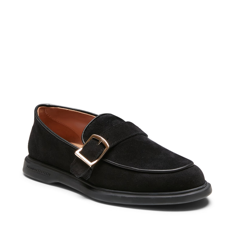Damenloafer aus Veloursleder