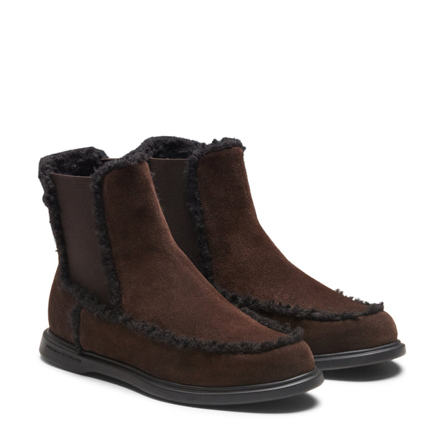 Bottines Beatles en daim