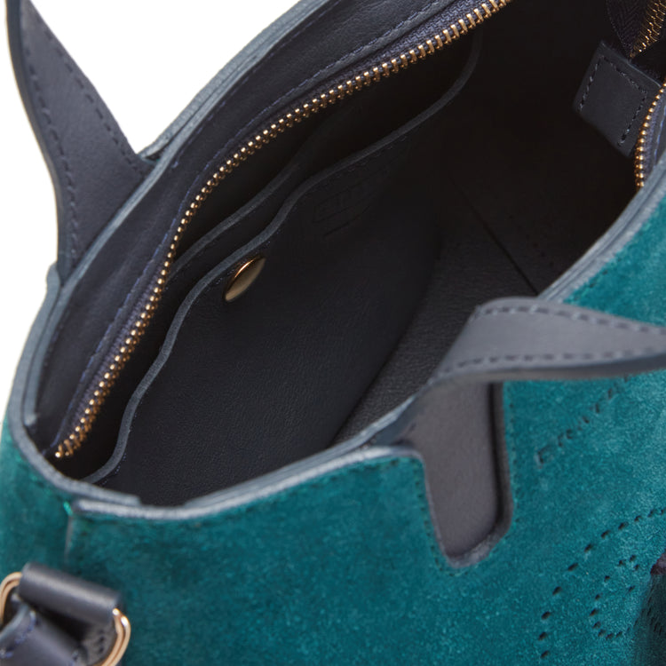 Hobo Tote Bag in suede