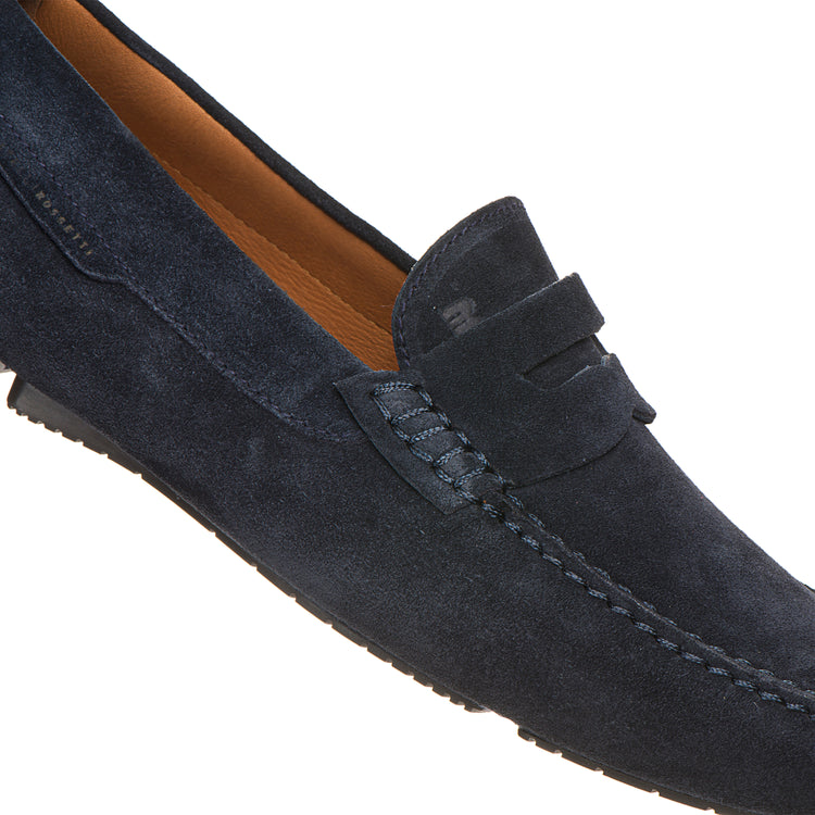 Mocassino tubolare in suede