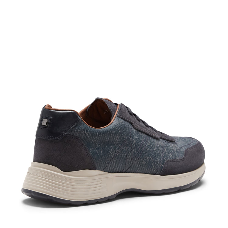 Fabric and suede sneaker 