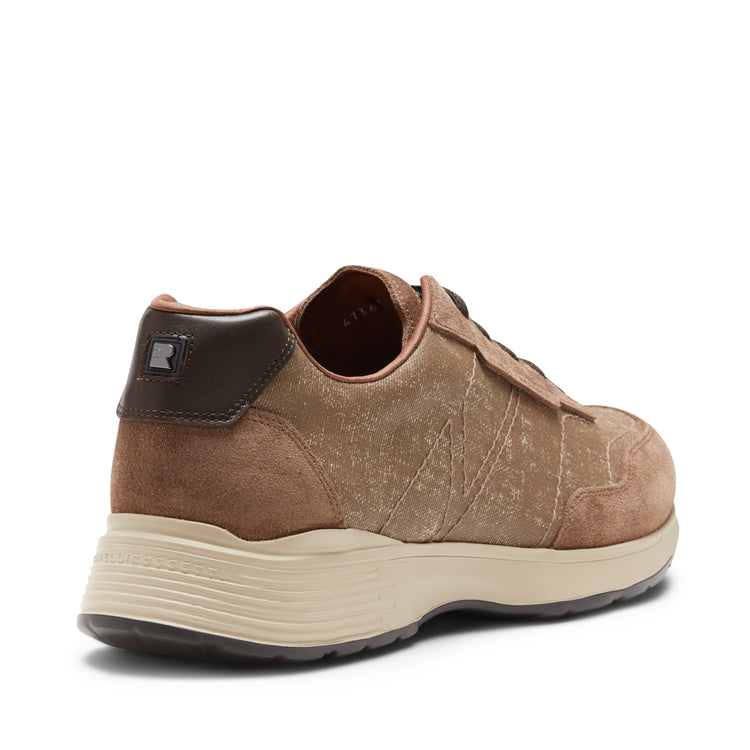 Fabric and suede sneaker 