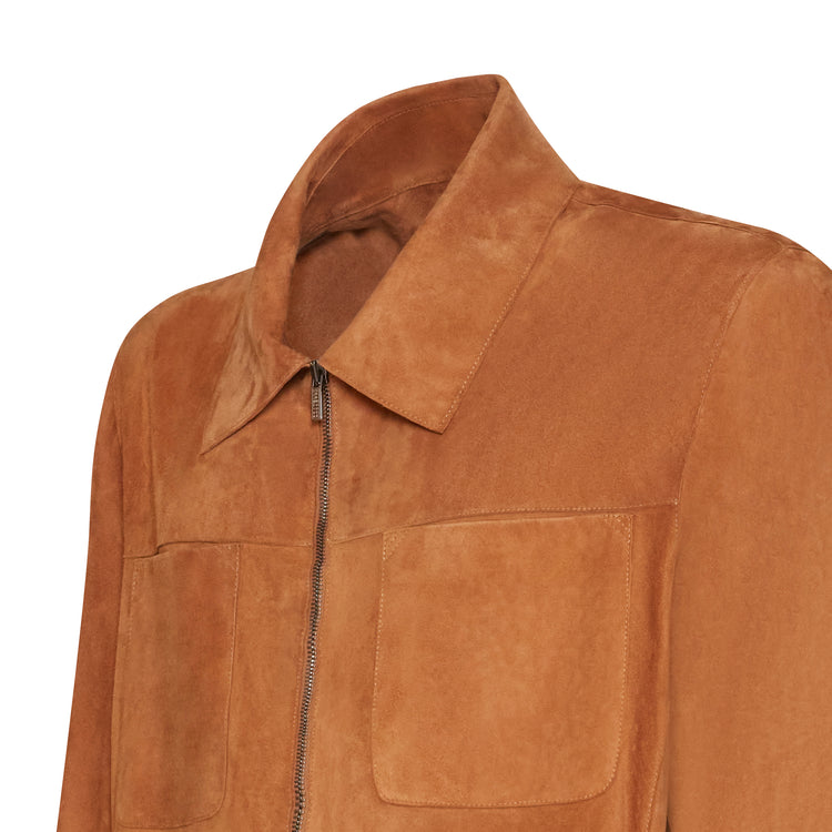 Veste en daim pour hommes