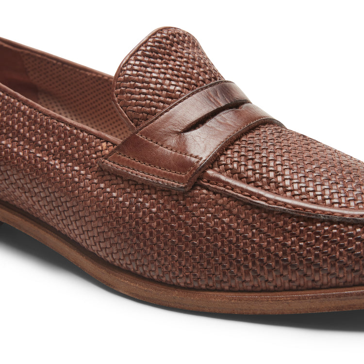 Herrenloafer aus geflochtenem Leder