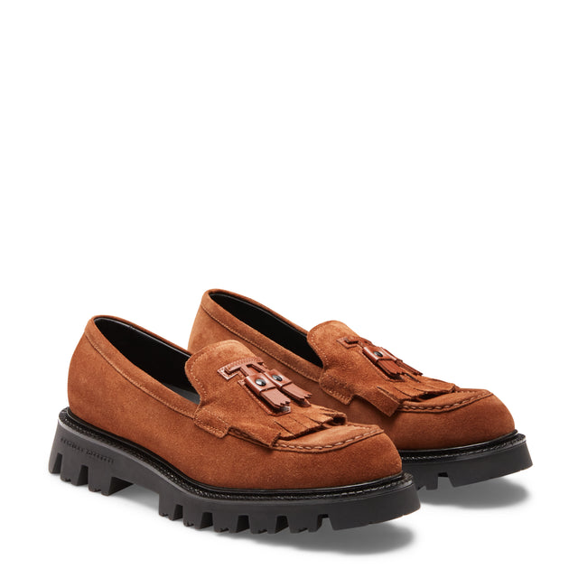 Mocassino Fiocchetto Patch Registered Design in suede