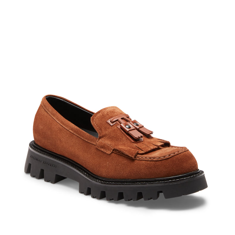 Registered Design Suede Bow Patch Loafer 