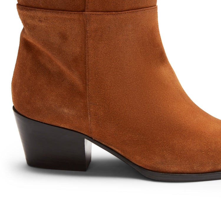 Stiefel aus Veloursleder 