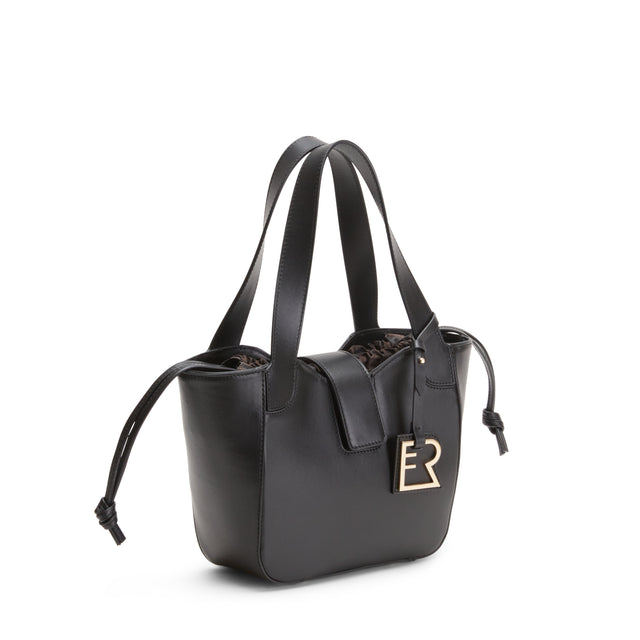 Lisetta Tote bag in pelle nera