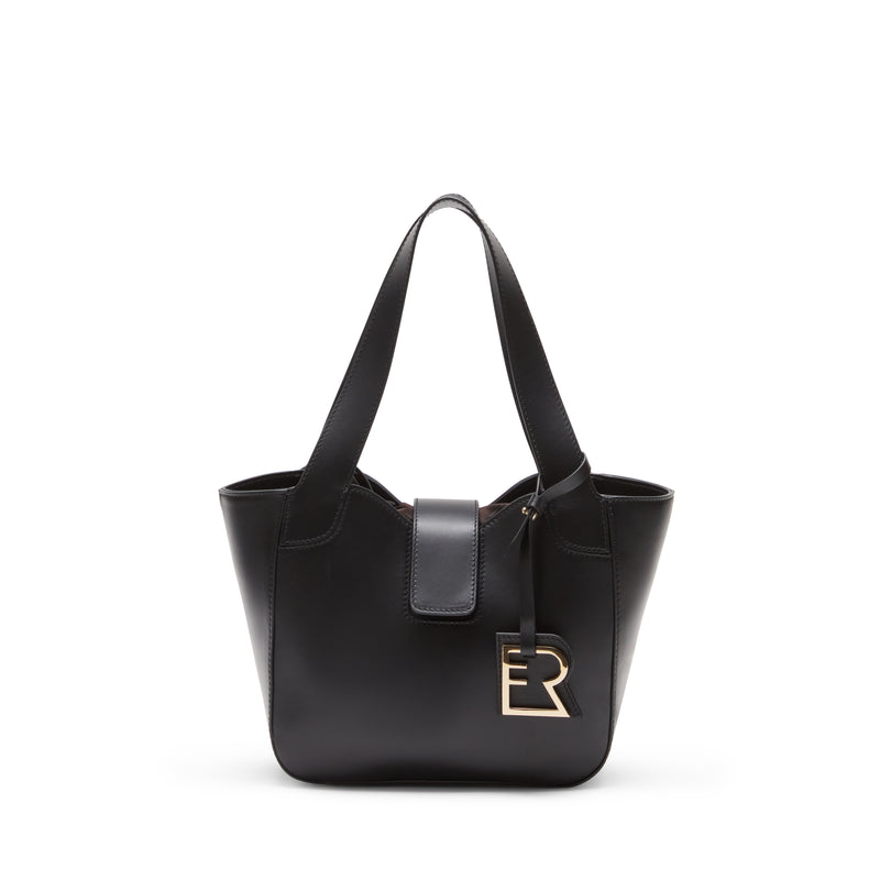 Lisetta Tote bag in pelle nera